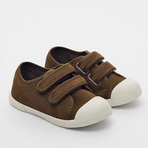 NWT Zara Baby Leather Sneakers size 6.5